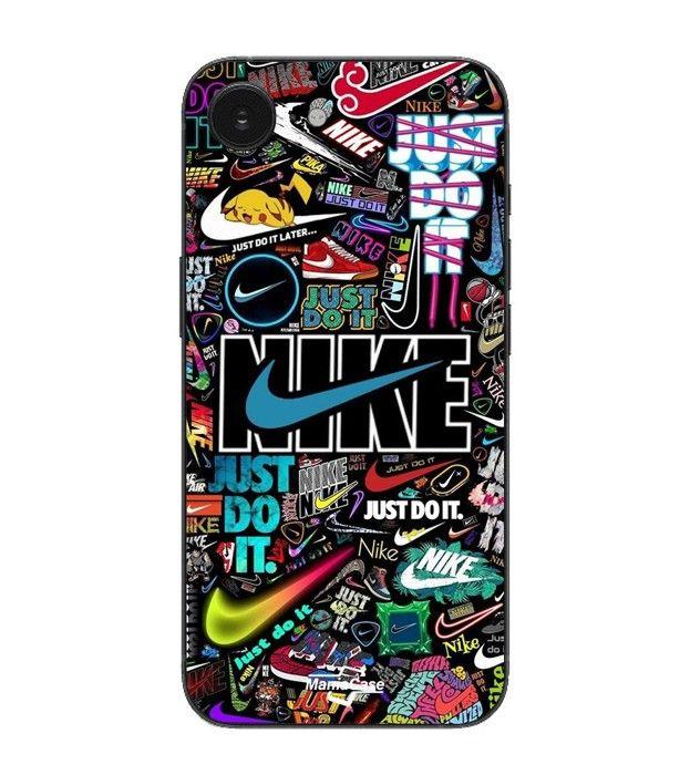 Custodia Maniacase Per Iphone 16E nike air colorato stile just do it pikachu goku nero