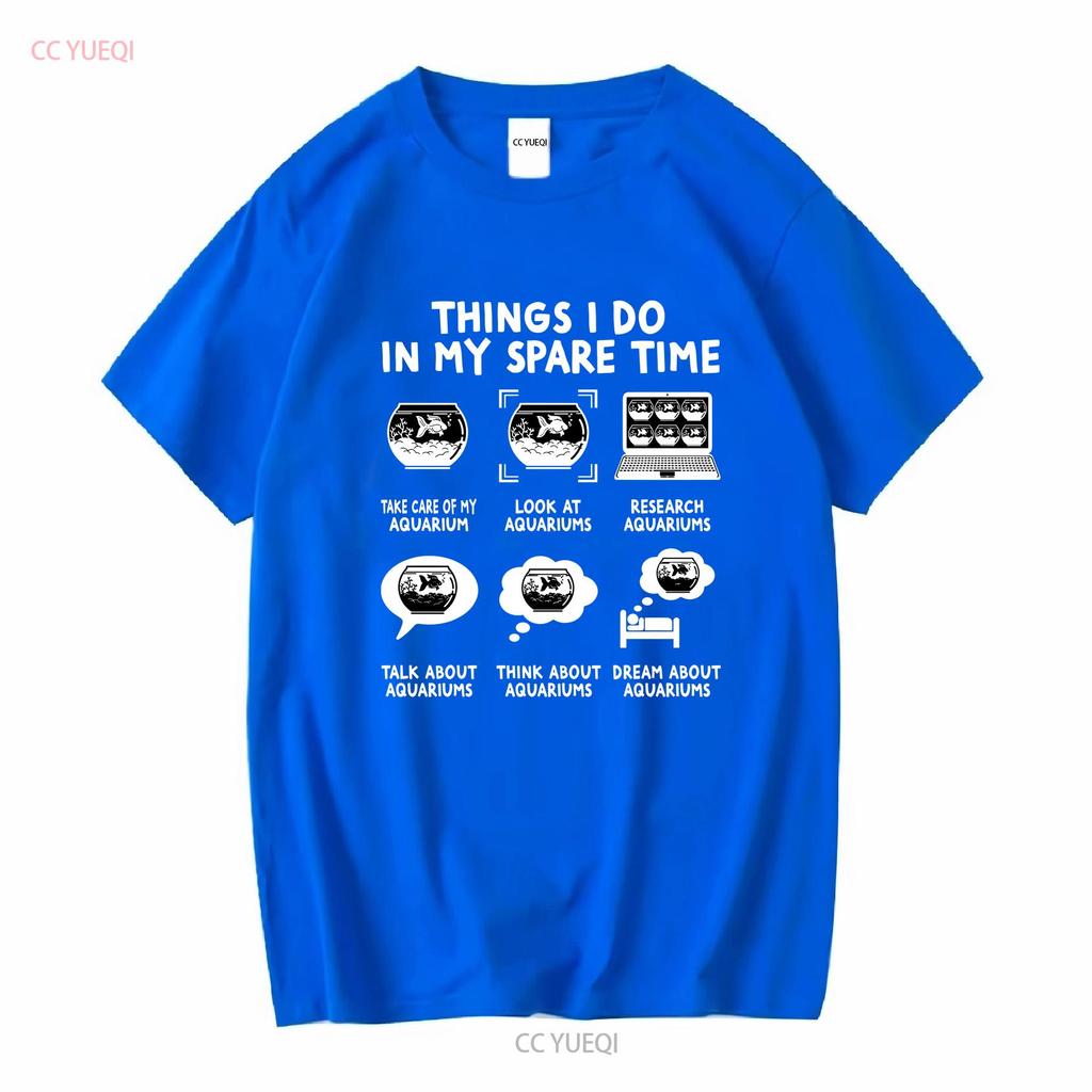 Aquascaping Things I Do In My Spare Time Aquarium Aquascaper T Shirt Aquarist Funny Fishkeeping Fish Lover GifT vintage Washed