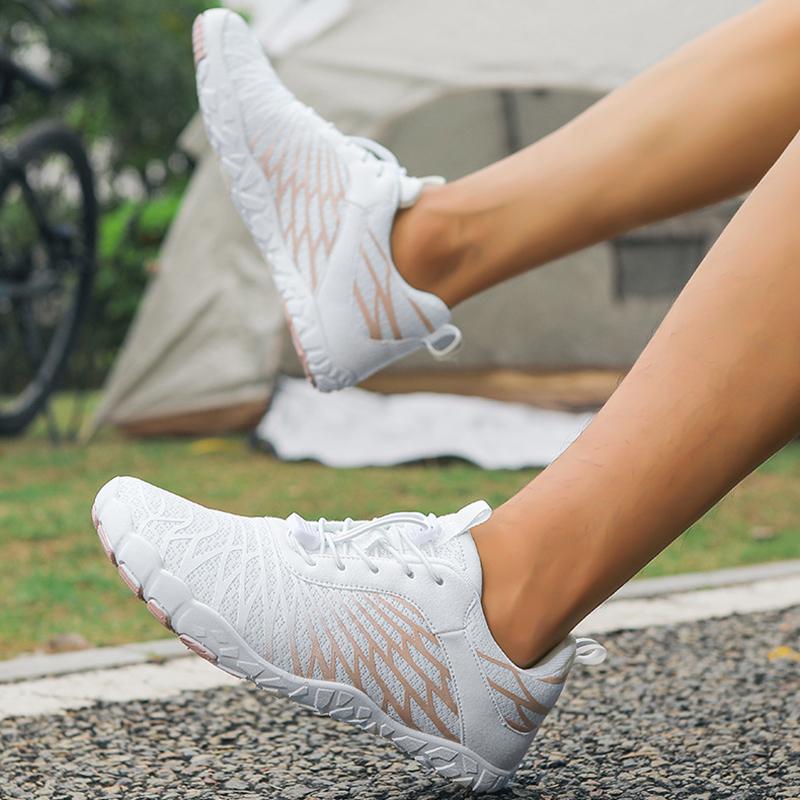 Fashion Men Waterproof Running Shoes Breathable Light Women Training Walking Sneakers Outdoor Trekking Slip-on Sports Shoes Riding Shoes