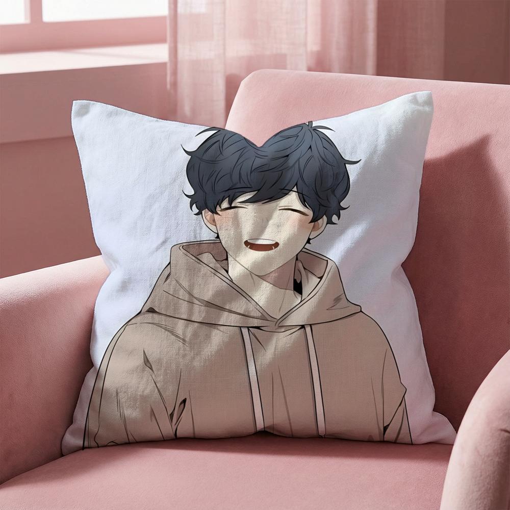 Cherry Blossoms After Winter Cushion Cover Multi-Scene Pillow Cover for Home & Car - Reversible, Soft & Durable for Daily Use