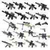 Military Building Blocks US Solider Figure M4 Gun Vest Special Force Tactical Bulletproof  Armour Weapon Accessories Bricks Toys