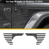 Carbon Fiber Side Fender Vent Sticker Trim US Flag for Jeep Wrangler JL JT 2018+