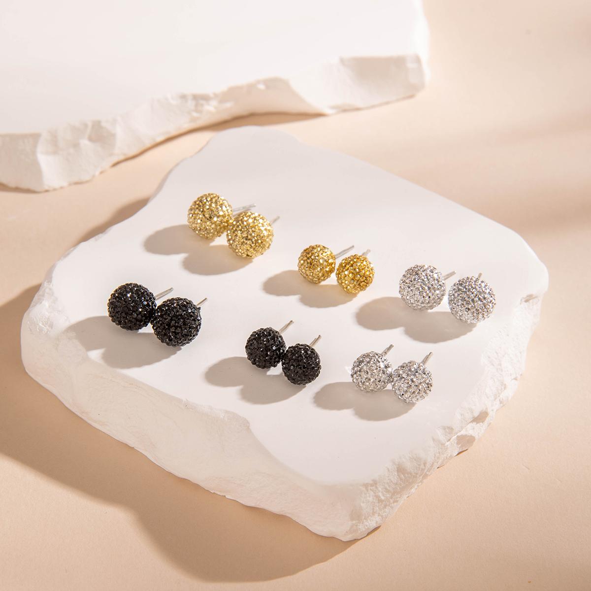 

Новые популярные креативные цветные серьги-гвоздики в виде маленьких сахарных шариков для женщин, ювелирные изделия в стиле допамина, модные, изысканные серьги