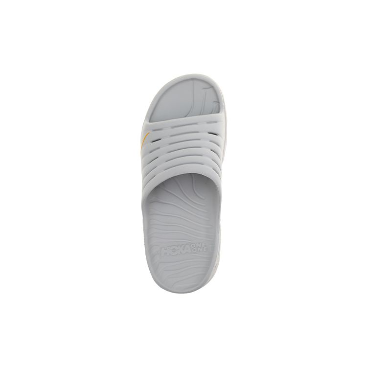 HOKA One One Recovery Slide 2 Sport Rutschfeste Badesandalen Herrenschuhe Grau 1099673-LRRY
