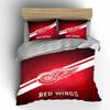 """Red Wings Logo Bettwäsche-Set" Bettwäsche Bettbezug-Set Bettbezug Kissenbezüge""" (1 * Bettbezug 2 * Kissenbezüge, ohne Bettdecke)