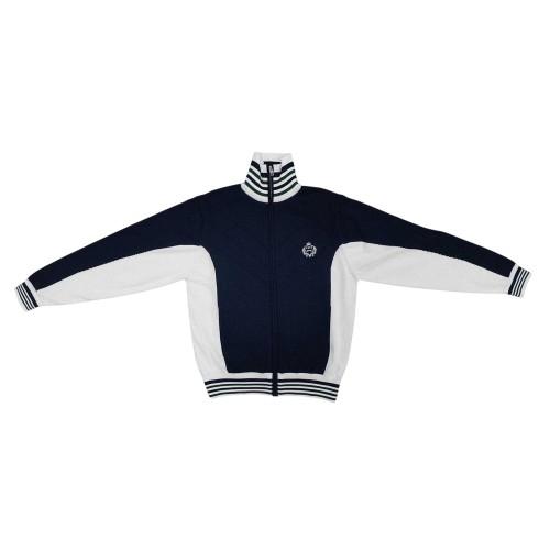 Slazenger Pánská pruhovaná mikina na volný čas, inspirovaná tenisovým stylem