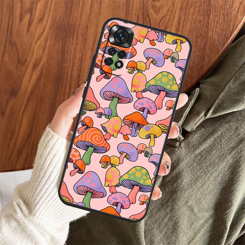 

retro Groovy hippie boho rainbow Case For Xiaomi Redmi Note 13 14 Pro 12 11 10 15 Pro Plus Redmi 15 C 13 10C 12C 13C 14C Cover Redmi Note 11 Pro