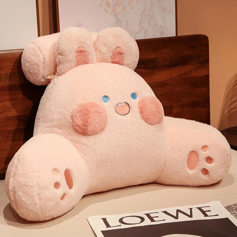 Artifact Bedside Cartoon Rabbit Hair Waist Support Pillow Cushion Office Chair Waist Pillow Pregnant Woman Waist Pillow Cushion