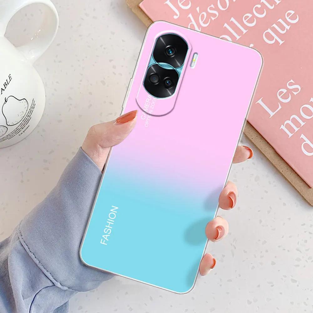For Honor 90 Lite Case Coque For Honor 90 Pro Shockproof Cover Soft Silicone Clear Phone Case For Huawei Honor 90 Bumper Fundas
