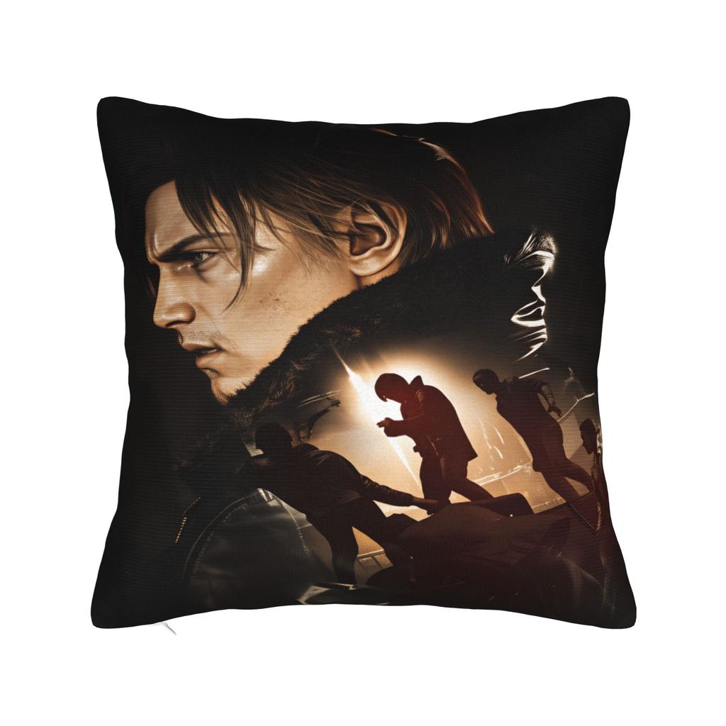 Residents Evils Pillow Case Graphic Pillow Cover For Living Room Bed Chair Vintage Pillowcases