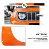 JIDIXIAN Fit for Jeep Renegade 2019-2026 Car Headlight Light Lamp Protective Decoration Cover Exterior Accessories