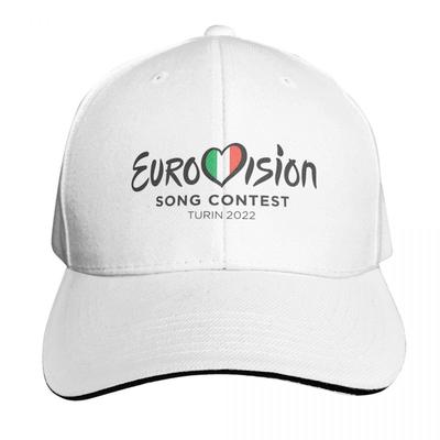 Eurovisie Songfestival Logo Pet Mode Casual Baseballpetten Verstelbare Pet Hip Hop Zomer Unisex Baseballpetten
