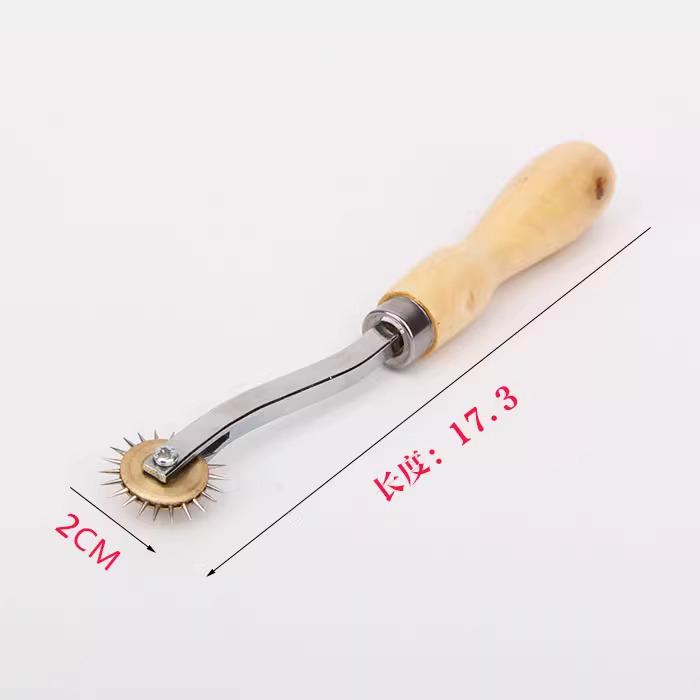 Leather Stitching and Scoring Wheel with Pointed Gear for Tailoring and Pattern Making