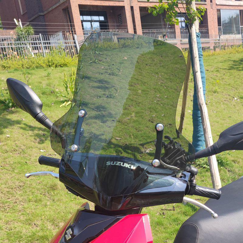 E5G Suitable for Suzuki UY125 Motorcycle Scooter Windshield Glass Front Shield