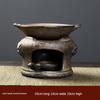 Aroma Burner with Candle Spoon Modern Fragrance Ceramic Ornament Aromatherapy Diffuser Wax Melt Cubes Candle Burner for Bedroom