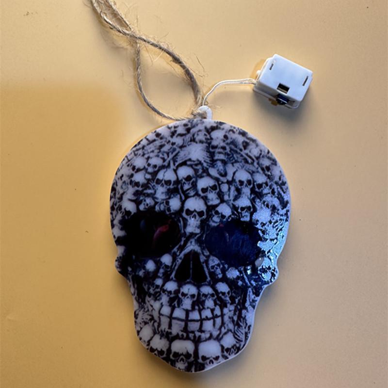 Pumpkin Light Pendant Halloween Decoration Hanging Light String Demon Headlight Indoor Outdoor Family Gathering Party Props