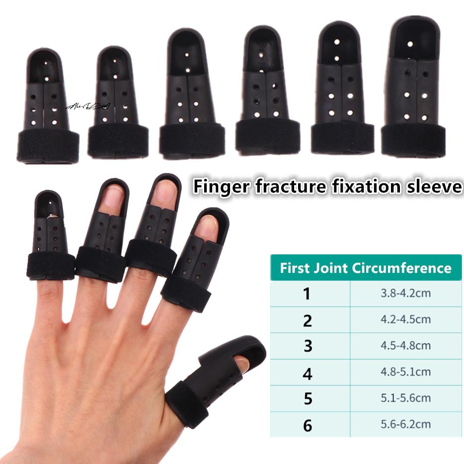 Black Adjustable Finger Splint Brace Support Protector for Arthritis Joint Pain Relief Injury - Finger Support Brace