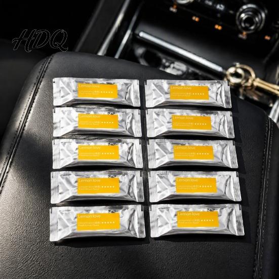 Universal Auto Fragrance Core 10Pcs Car Air Freshener Refill Sticks 6 Scents Solid Perfume Vent Non Liquid Clip Replacement Core Long Lasting