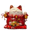 4/6 inch Ceramic Maneki Neko Piggy Bank Creative Home Decoration Porcelain Ornaments Business Gifts Crafts Lucky Cat Gifts