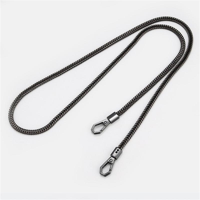 Łańcuszek w kształcie kości węża Złoty/Srebrny/Czarny Pasek do torby Zamienny Metalowe Paski na ramię Łańcuszek do torby Crossbody Akcesoria do toreb