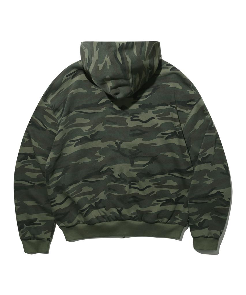Urbanstoff Pasadena Crop Zip-Up Hoodie (Camo)