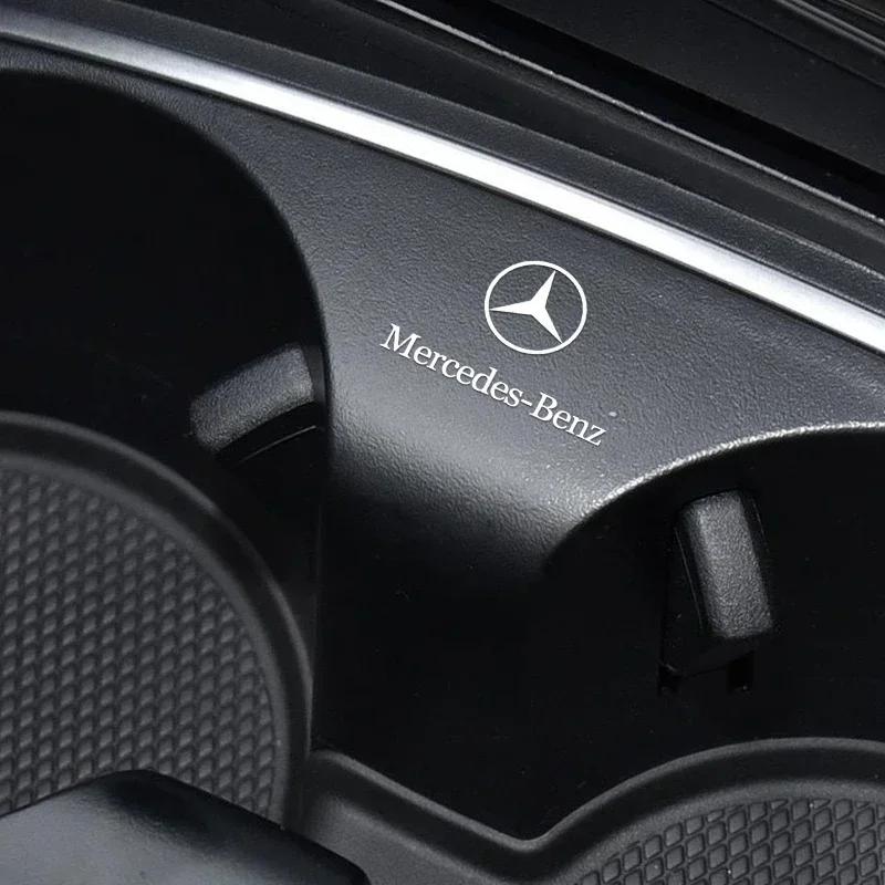 Car Center Console Auto Key Camera Mobilephone Mini Decorative Sticker For Mercedes Benz AMG A B C E S class GLA GLC CLA GLK GLE