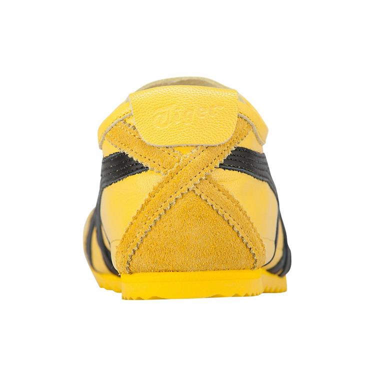 Onitsuka Tiger MEXICO 66 Deluxe Lightweight Low top Running Shoes Women's Bright Yellow Comfortable Vintage 1182A048-752