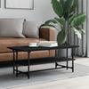 VidaXL Coffee Table Black 100x50x40 Cm Engineered Wood 835319