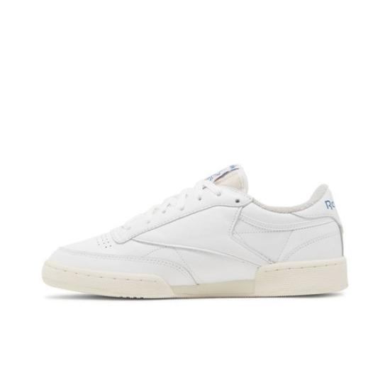 Reebok Club C 85 'Branco Azul Vetor' GX4467 Sapatos Masculinos
