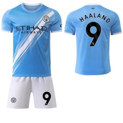 2025-26 Man City Home Jersey #9 Haaland #17 De Bruyne Football Jerseys
