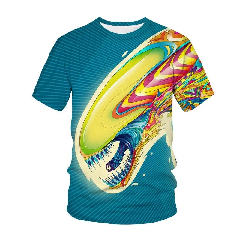 Summer Gorilla Monkey Graphic 3D Print Men T-Shirts Women T Shirt Short Sleeve Oversized Tee Top Women T-Shirt T-Shirt Y2k