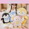 Cute Penguin Cub Plush Toy Fluffy Stuffed Animal For Valentine's Day Gift Best Friend Gift And Sister