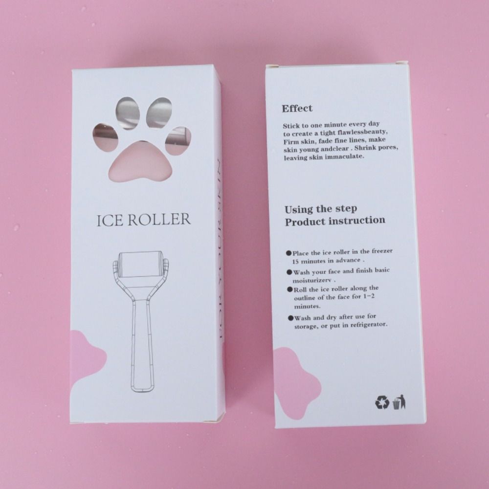 Puffiness Relief Face Ice Roller Anti-Wrinkles Skin Roller Tool Handheld Face Massager  Women