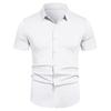 Men's Stretch Shirt Wrinkle Free Dress Shirts Regular Fit Short Sleeve Stretch Business Casual Button Down Shirts