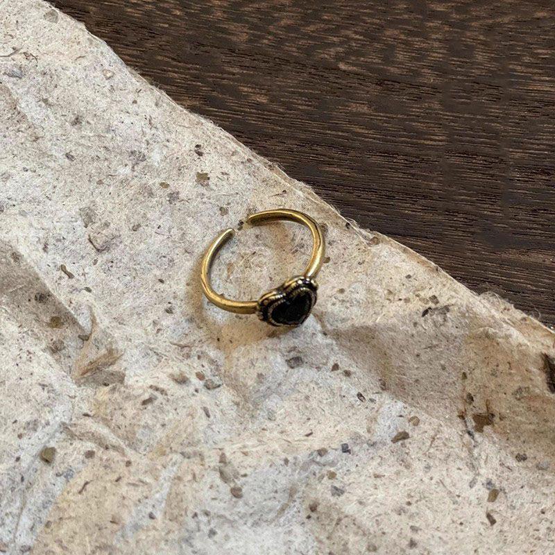 2025 Retro Ethnic Open Index Finger Ring for Women: High-End, Unique Design Adjustable Open