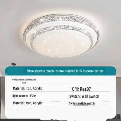 Minimalistische doppelstöckige Diamant-LED-Deckenleuchte