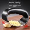 Circular Stainless Steel Manual Garlic Press for Douyin Type Garlic Mash