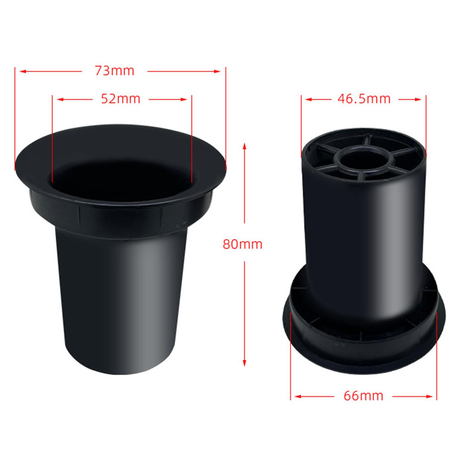 

2 шт. Инверторная трубка динамика, порт динамика для 3-10-дюймовых вуферов, улучшенная басовая колонка, инвертирующая трубка, улучшение звука I