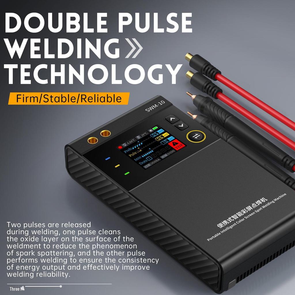 FNIRSI Handheld Spot Welder for 18650 Lithium Battery Nickel Sheets