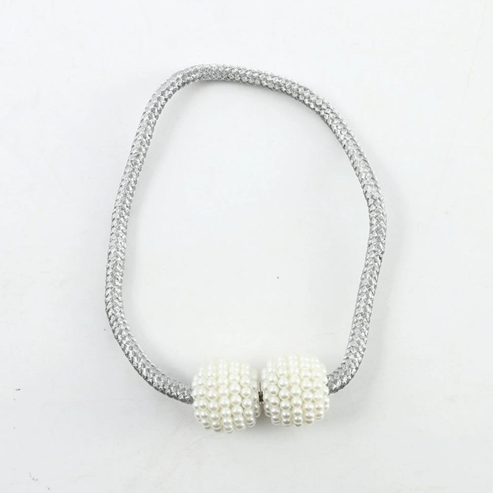 

Жемчужные магнитные шторы с пряжками Современные оконные шторы Магнитные держатели-клипсы Держатели Пояс для штор Аксессуары