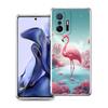 Flamingo Transparent Phone Case for Xiaomi Mi 14 13 12 11 Ultra 13T 12T 11T Poco X3 NFC F3 F6 Pro Lite 5G Soft TPU Shell Capas