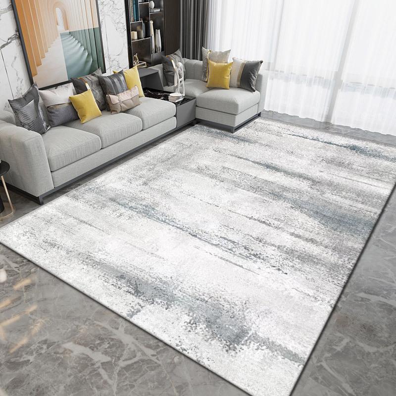 Modern Abstract Carpet 7 Color Variations Soft Texture Rug Stain Resistant for Living Room Bedroom Office Home Decoration
