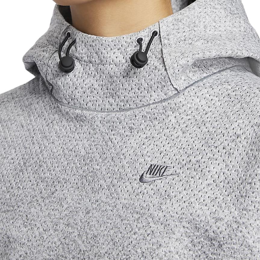 Nike Σειρά Forward Μονόχρωμο Φαρδύ Εφαρμοστό Casual Φούτερ Γυναικεία φούτερ Καπνιστό Γκρι FN0297-077