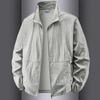 Men'S Sunscreen Clothing Summer Outdoor Sunscreen Jacket Large Size Stand-Up Collar Jacket Quick-Drying Skin Clothing Windbreaker Sunscreen Clothing