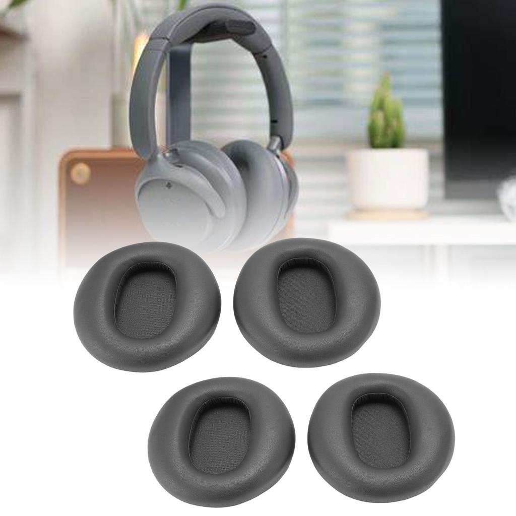 2 Pairs Earpads Replacement for Fit900NB Headset Comfortable Sponge Protein Leather Headphone Ear Cu