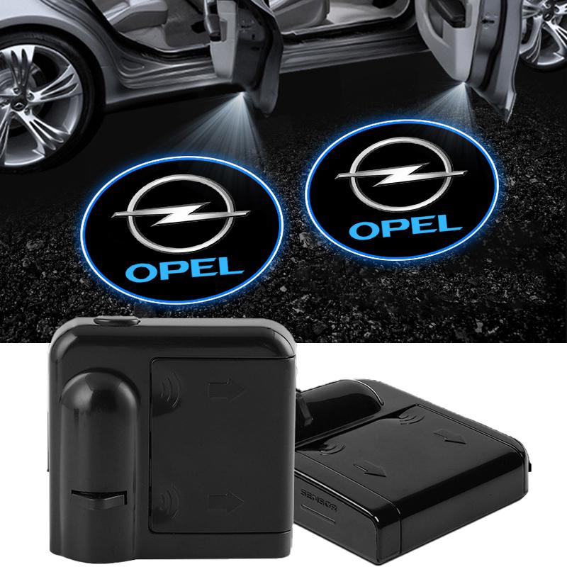 new Car Door LED HD Welcome Courtesy Shadow Projector Lamp Logo Light For Opel Insignia Astra Antara Meriva Zafira H G Corsa