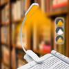 LED Clip-On Rechargeable Reading Lamp - Eye Protection, Cool Light, Portable Dormitory Desk Lamp