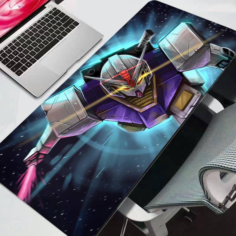 

Mouse Pad Large Rubber PC Computer Gaming Accessories Mobile Suit Gundam Mousepad Desk Mat Locking Edge Gamer Carpet 30x60x0.2cm