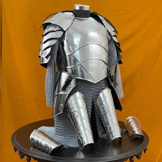 Elfí královna Celokovová zbroj Středověký fantasy bojovnický kostým LARP Cosplay Bojová zbroj pro ženy