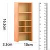 Japanese Style Miniature Cabinet Bookshelf Side Board Storage Shelves 1/12 Doll /Kitchen Farmhouse